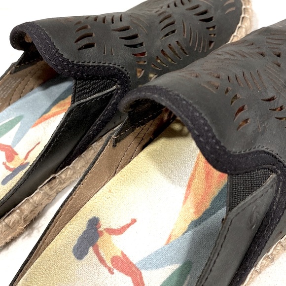 OluKai Espadrille Mules Slides Kaula Olu Ili Poi - Picture 7 of 8